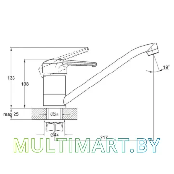 Смеситель Econoce EC0631 картинка 2